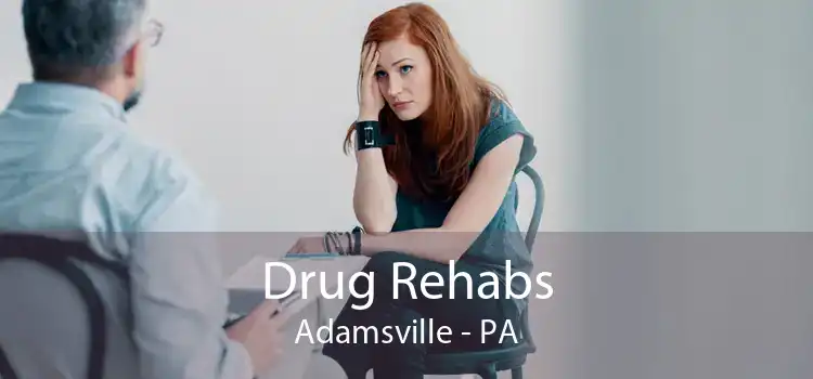 Drug Rehabs Adamsville - PA